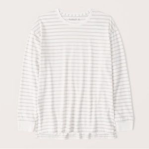 NWT Abercrombie x SisterStudio long sleeve striped tee